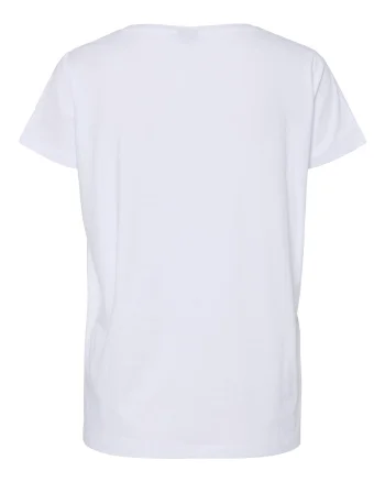 Tricou dama  17157705, Bumbac, Alb, Alb