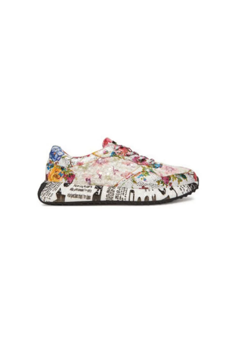 Pantofi sport dama, BURTON 05,  Textil, Multicolor