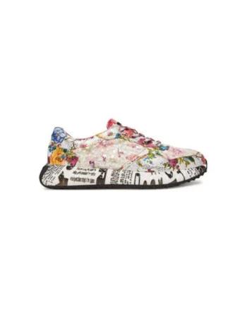 Pantofi sport dama, BURTON 05,  Textil, Multicolor