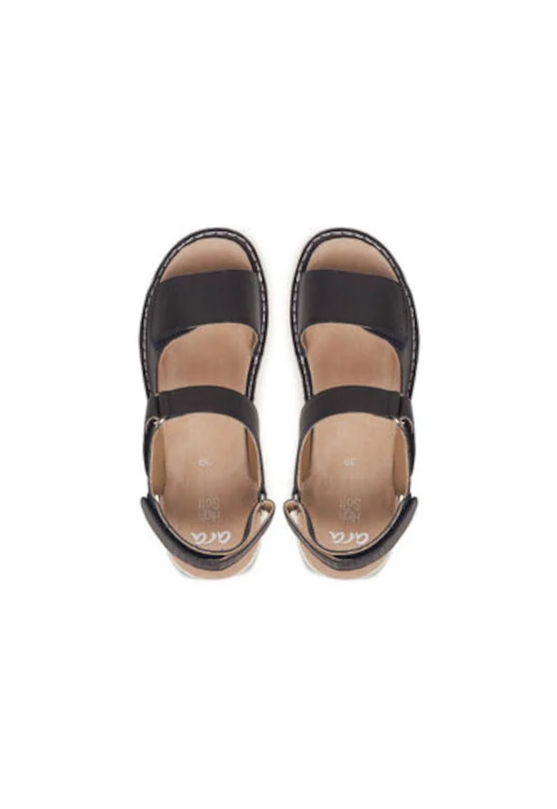 Sandale dama, 12-47224-02,  Piele naturala, Bleumarin