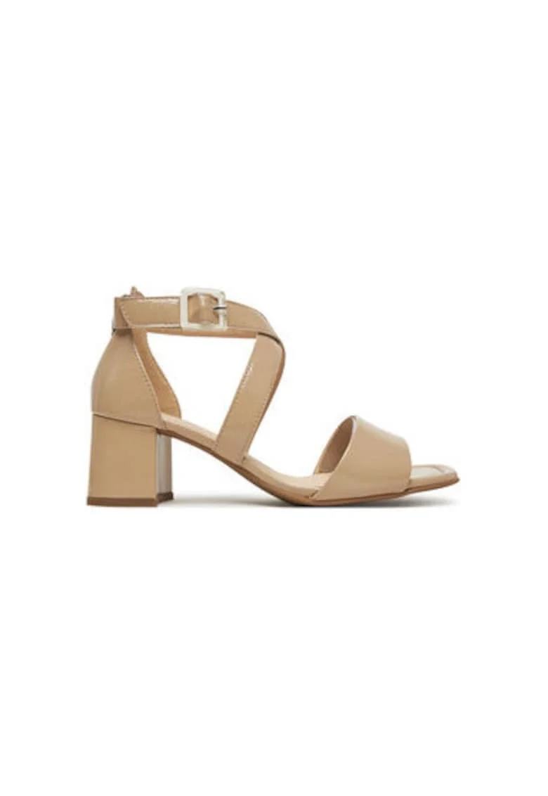 Sandale dama, 12-20502-05,  Piele naturala, Bej