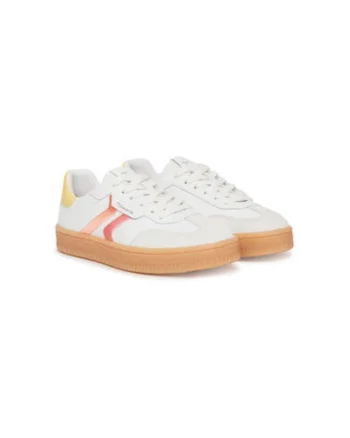 Pantofi sport dama, 1-23723-44,  Textil, Alb, Alb