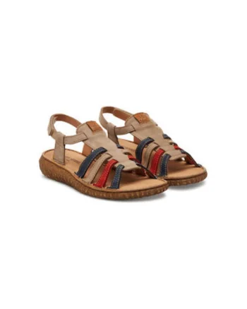 Sandale dama, 95207,  Piele naturala, Bej