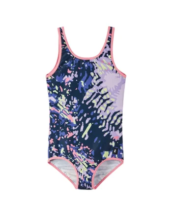 Costum de baie fete  5200148A, Poliester/Elastan, Albastru, Albastru