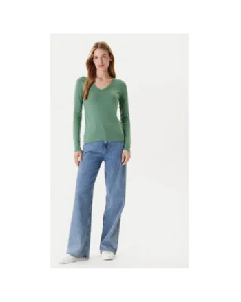 Bluza dama  3GA2E4245, Bumbac, Verde, Verde