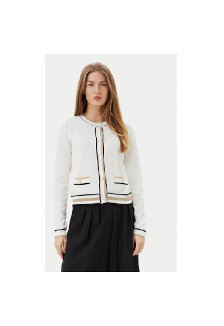Bluza dama  ACMA001909, Viscoza/Nylon, Alb, Alb