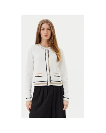 Bluza dama  ACMA001909, Viscoza/Nylon, Alb, Alb