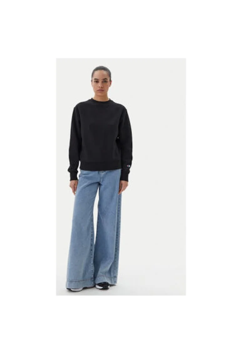 Bluza dama  117871, Bumbac/Poliester, Negru, Negru