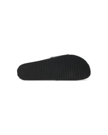Slapi dama, 9-27401-44,  Piele naturala, Negru
