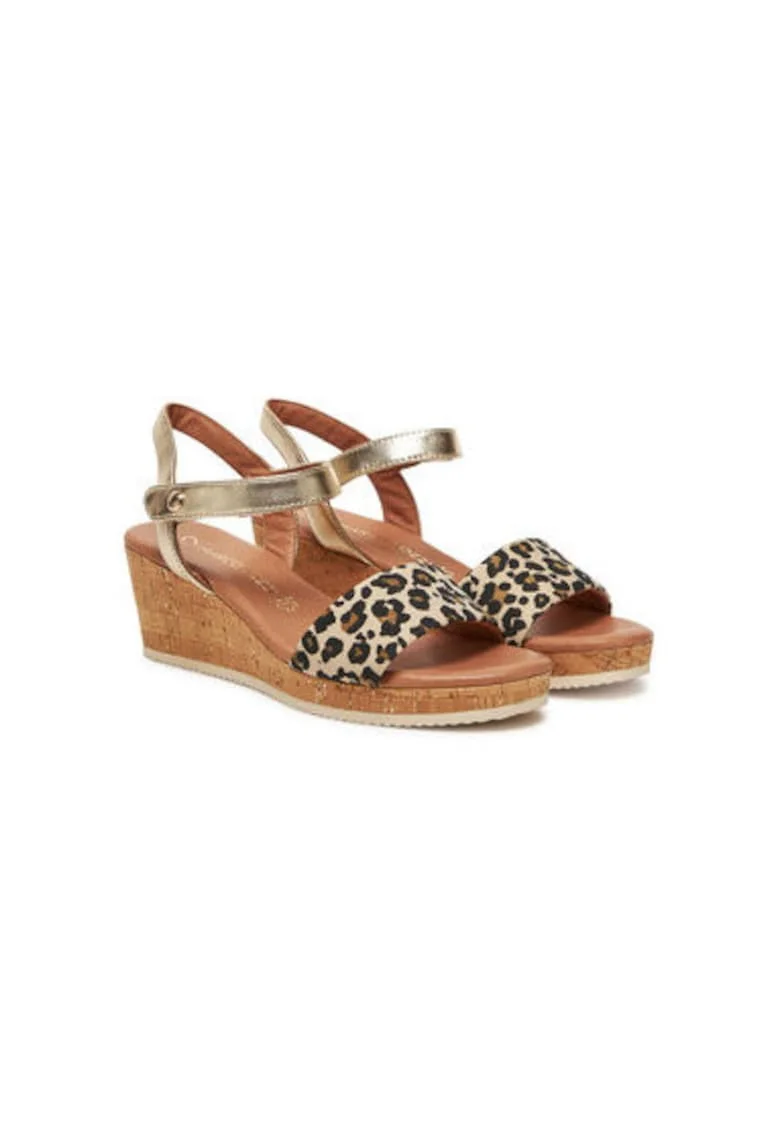 Sandale dama, 2-28026-44 4B9,  Piele naturala, Bej