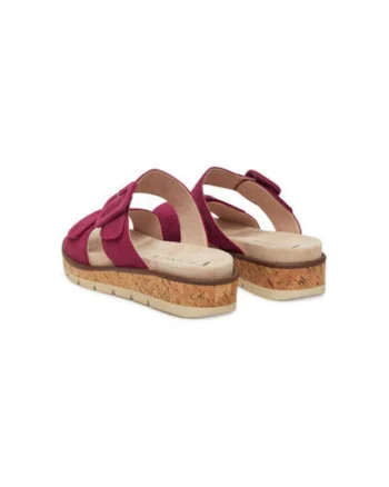 Slapi dama, 9-27206-44,  Piele naturala, Roz, Roz