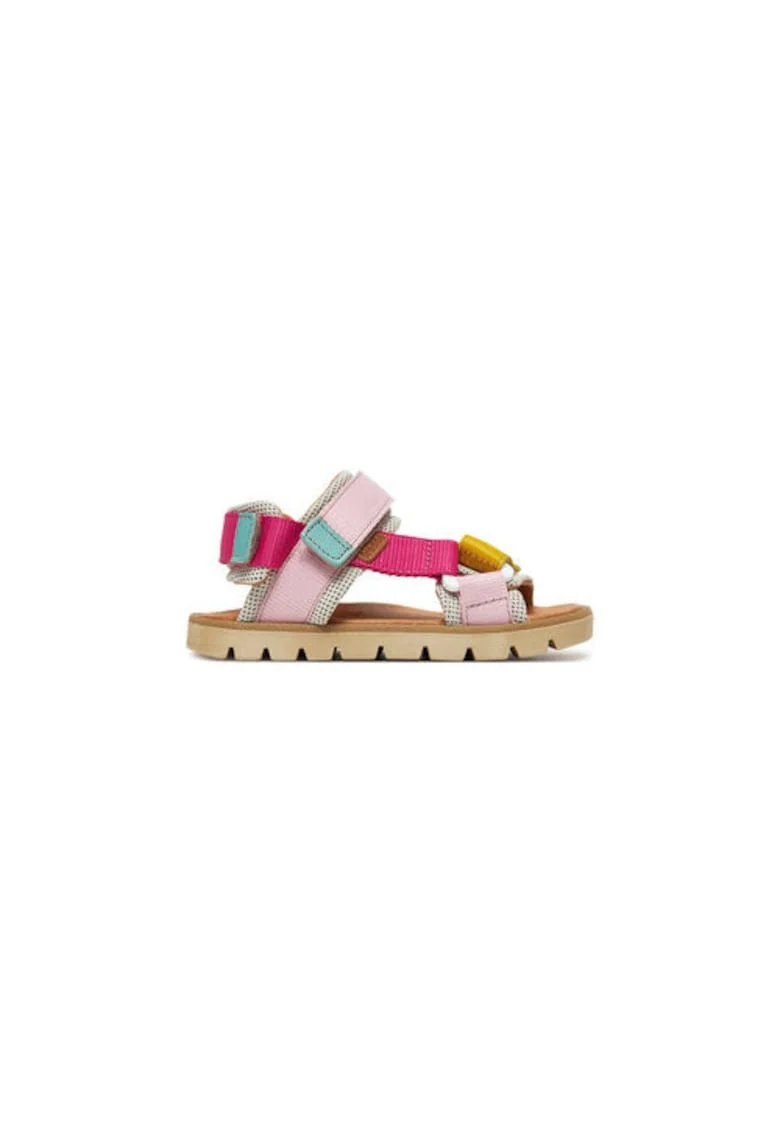 Sandale fete, G3150259-10,  Piele naturala, Roz, Roz