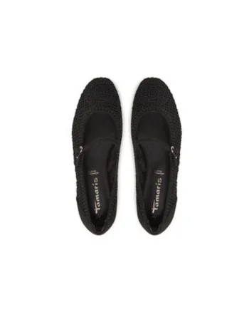 Balerini  1-22149-44, Textil, Negru, Negru