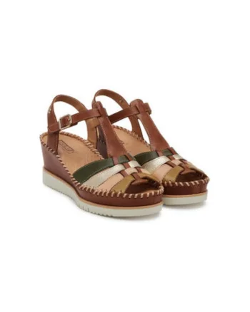 Sandale dama, W3Z-1836C1,  Piele naturala, Maro