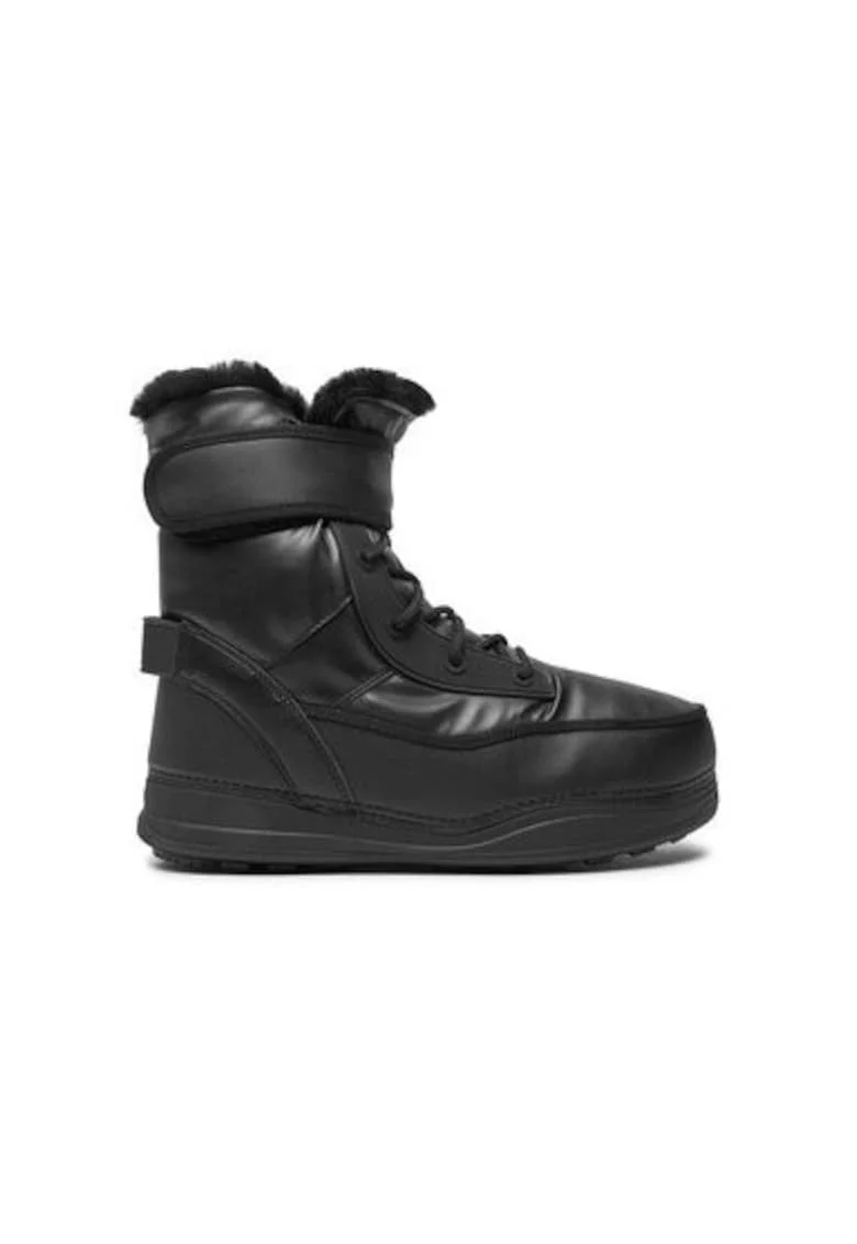 Cizme de iarna barbati  32447523_001, Piele naturala, Negru