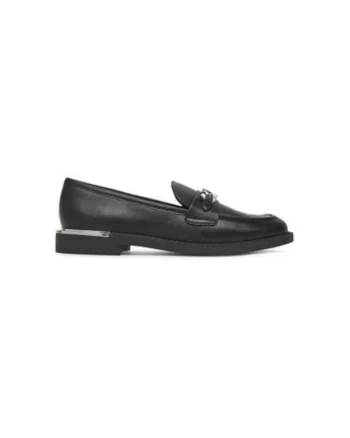 Mocasini dama  K2510414, Piele naturala, Negru