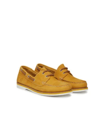 Mocasini dama  1-23616-42, Piele naturala, Galben