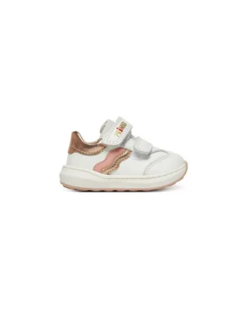 Adidasi fete  7901011, Piele naturala, Alb