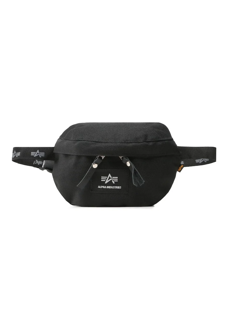 Borseta barbati,  textil, negru