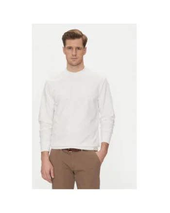 Bluza barbati  25411881, Bumbac/Lyocell, Alb, Alb