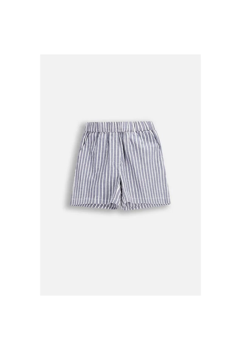 Pantaloni scurti  bumbac, cu buzunare si talie elastica, pentru fete