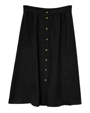 Fusta,  100% poliester, Negru