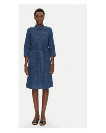 Rochie,  13002015 bumbac, bleumarin, Bleumarin