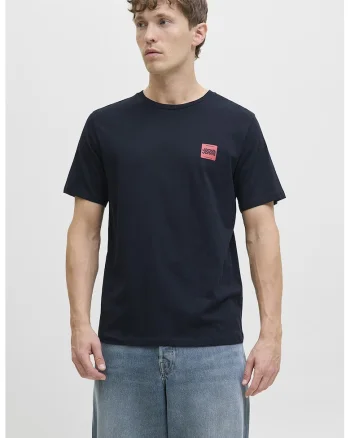 Tricou regular-fit cu decolteu la baza gatului, Rosu/Albastru ultramarin