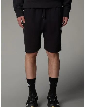 Pantaloni scurti relaxed fit Essential, Negru