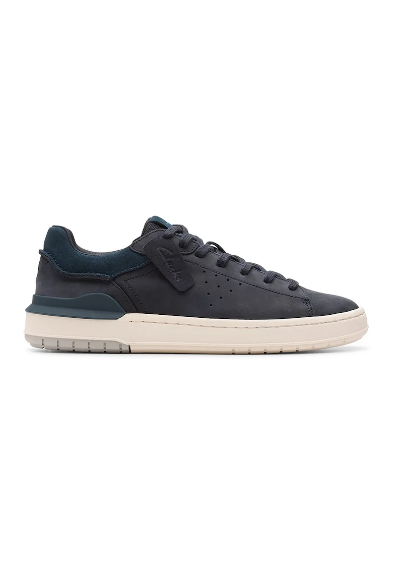 Pantofi sport de piele Court Life, Bleumarin