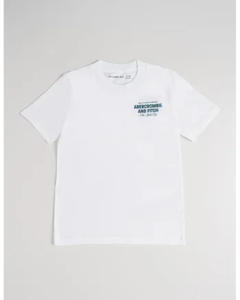 Tricou cu imprimeu text contrastant pe spate, Alb/Albastru petrol