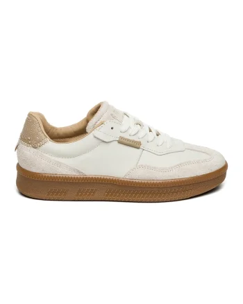 Pantofi sport low-cut cu sireturi Euphoria, Alb murdar/Bej deschis