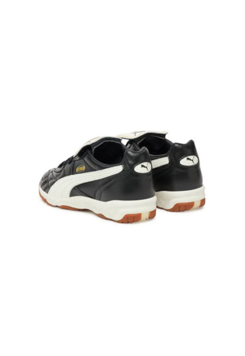 Pantofi sport barbati, 401683,  Piele naturala, Negru, Negru