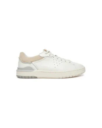 Pantofi sport barbati, 26181325,  Piele naturala, Alb