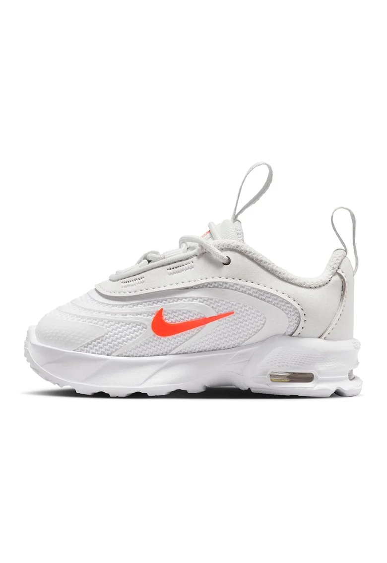 Pantofi sport Air Max Fire din material textil, Alb/Portocaliu neon