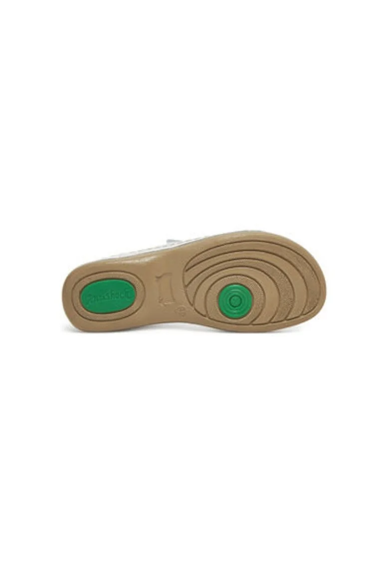 Sandale dama, 710221-03,  Piele naturala, Alb