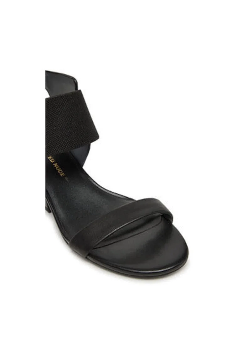 Sandale dama, 1072756016,  Piele naturala, Negru