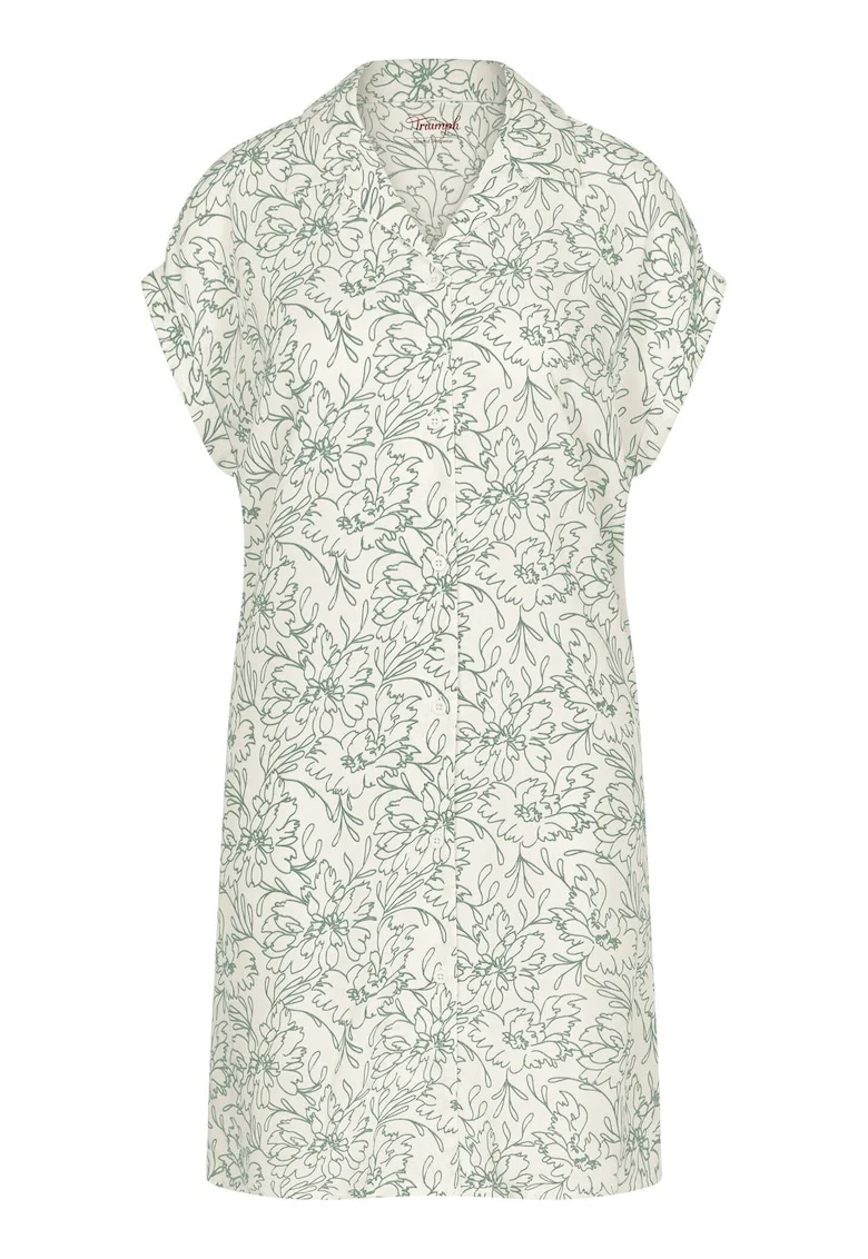 Rochie  M009, vascoza, alb/verde