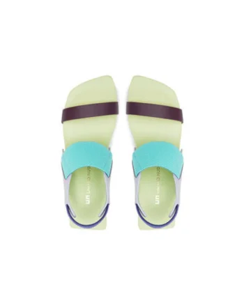 Sandale dama, 1091087716,  Piele naturala, Multicolor