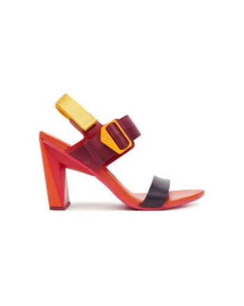 Sandale dama, 1091487016,  Piele naturala, Multicolor