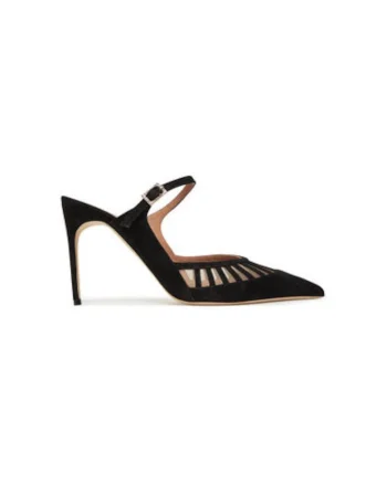 Sandale dama, BARDOT 90-2,  Piele naturala, Negru