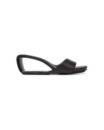 Slapi dama, 1000301162,  Piele naturala, Negru