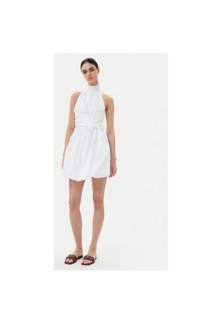 Rochie dama  TD0606, Bumbac, Alb