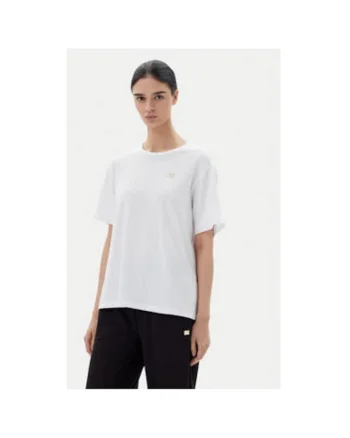 Tricou dama  Emporio Armani, 7W000028 AF10373, Bumbac, Alb, Alb