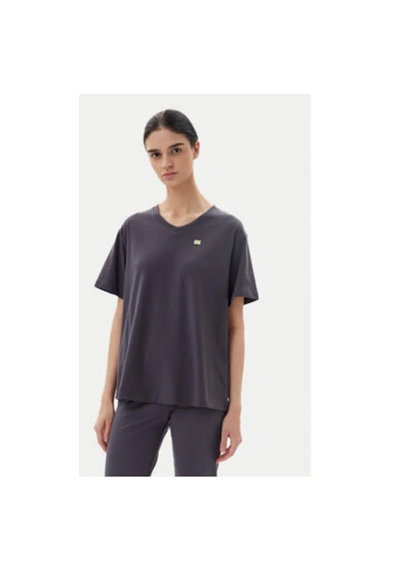 Tricou dama  Emporio Armani, 7W000029 AF10373, Bumbac, Gri, Gri