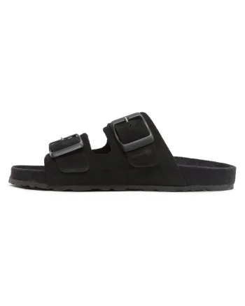 Slapi dama, TRAVELER NORDIC SANDALS K 1.0,  Piele naturala, Negru