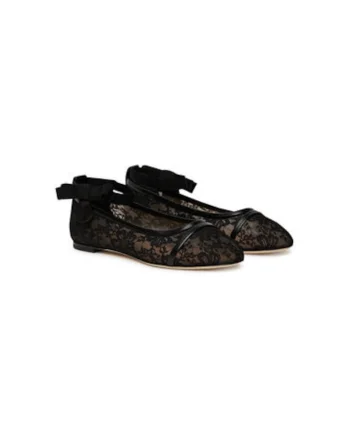 Balerini  SABINA 5-1, Textil, Negru, Negru