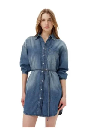 Rochie dama  bumbac, albastru