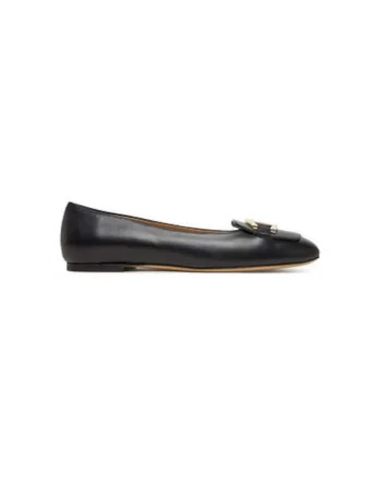 Balerini  1251310, Piele naturala, Negru, Negru