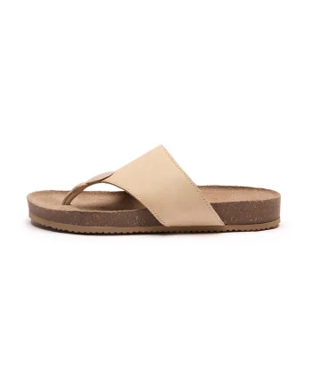Papuci flip-flop de piele Nelly